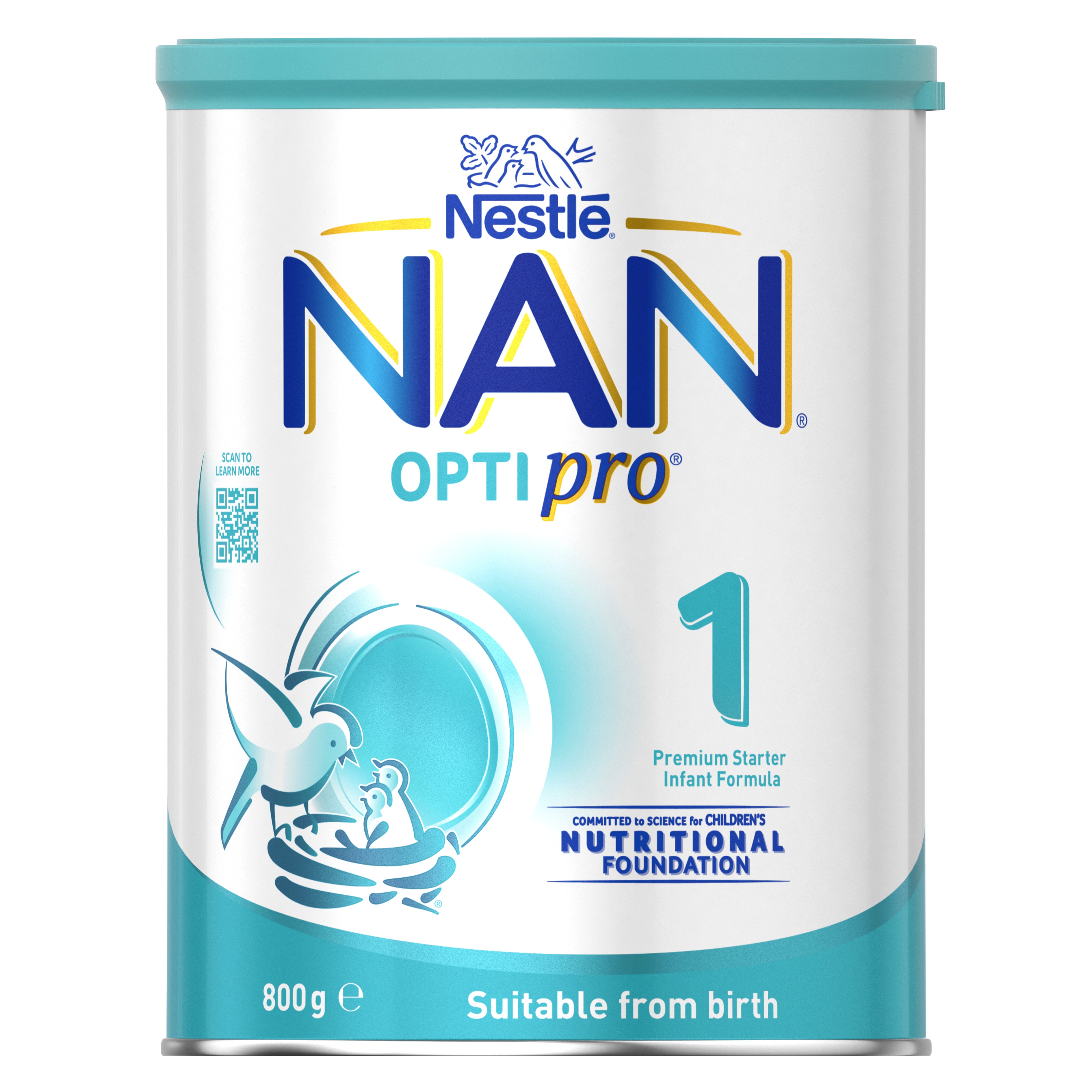 Nestlé Opti-Pro NAN 1, Starter Milk Formula from 0 to 6 Months, 190 ml /  6.42 oz Liquid Tetra-Brick (pack of 3) - Pampa Direct