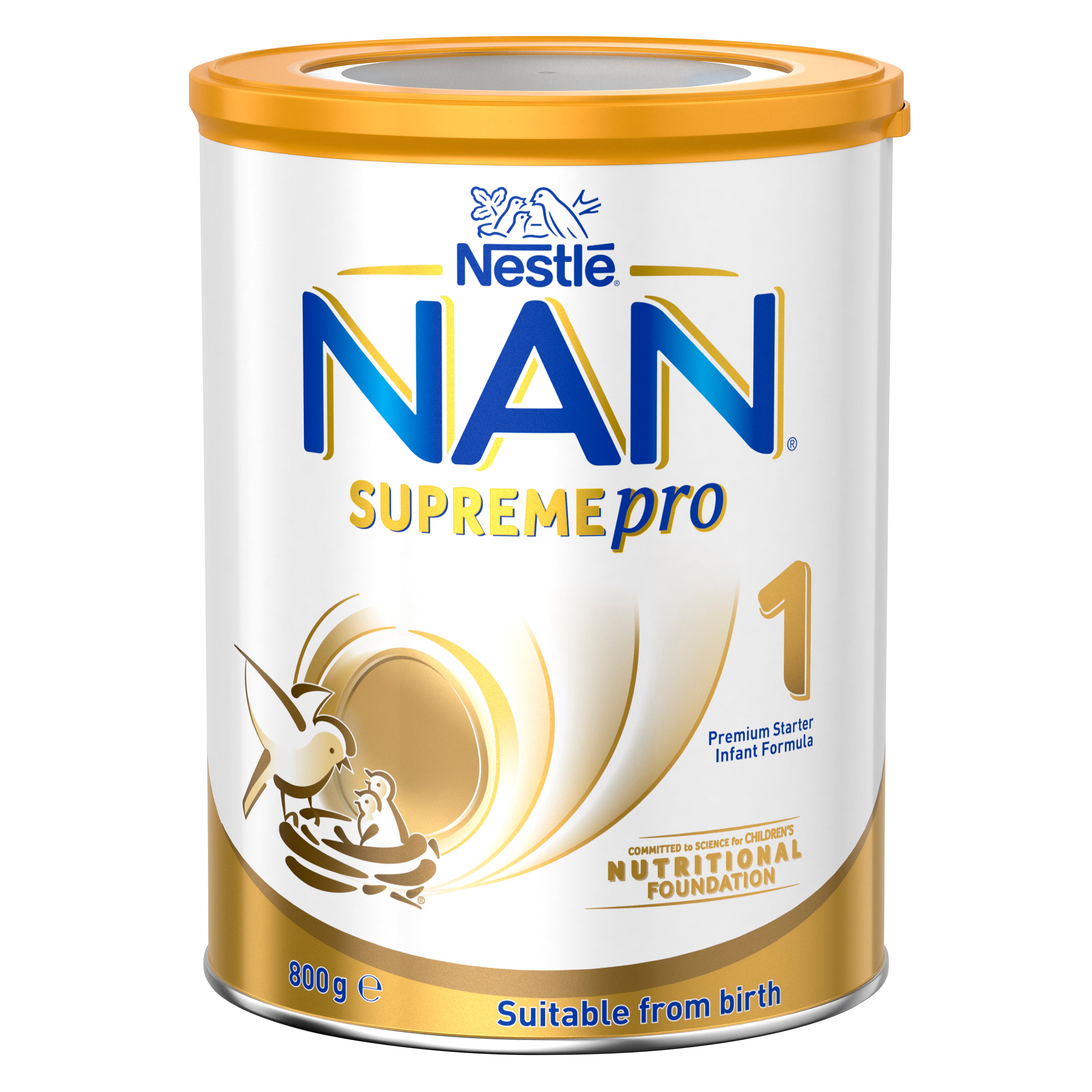 1 Can Nestle NAN Supreme Pro 1 Baby/Infant Formula 800g, Exp 5/18/2024  (NEW) 