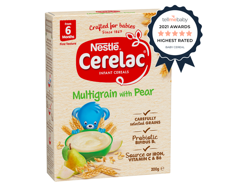 Nestlé CERELAC Multigrain with Pear Infant Cereal From 6 Months (200g)