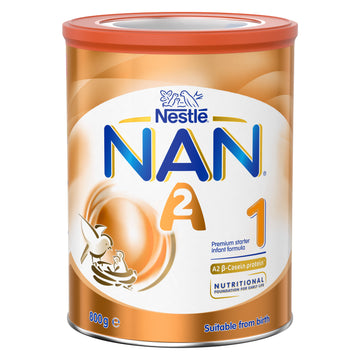 Nestlé NAN A2 Stage 1, Starter Infant Formula Powder From Birth (800g)