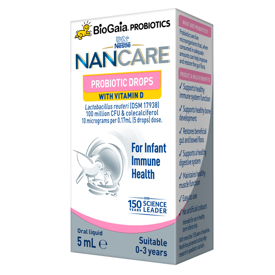 Nestlé NAN CARE Probiotic Drops For Infant Immune Health – 5mL
