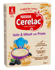 Nestlé CERELAC Oats & Wheat with Prune Infant Cereal From 6 Months (200g)