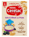 Nestlé CERELAC Oats & Wheat with Prune Infant Cereal From 6 Months (200g)